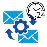 法人携帯で24時間サポートに対応し、緊急時も安心なサービスを表す画像